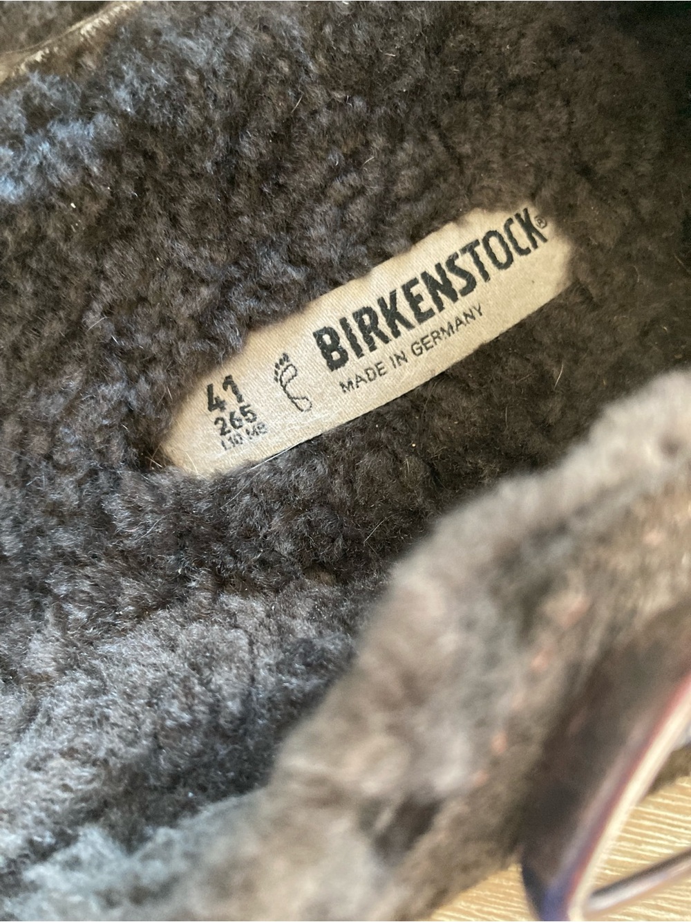 Birkenstock Boston Shearling Clogs Mocha Suede Fur Lined EU 41 US WMN 10 M 8 - Picture 6 of 8